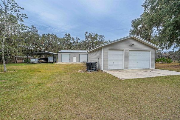 Backyard, Detached Garage, Exterior
