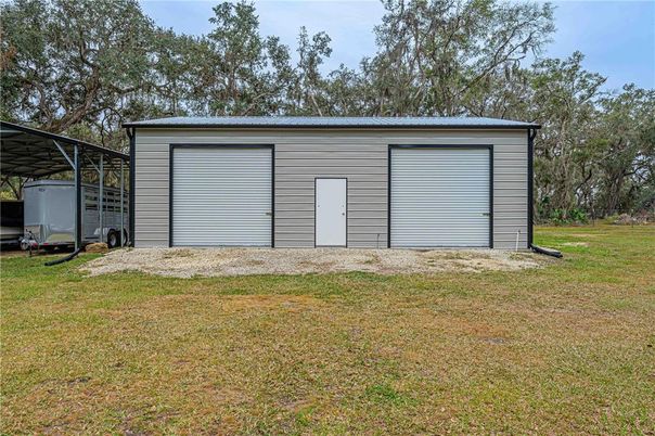 Backyard, Detached Garage, Exterior