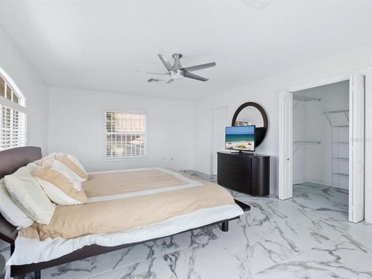 Bedroom, Interior, Marble
