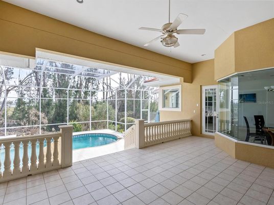 Glass Ceilings, Interior, Pool, Recessed Lighting, Sun Room