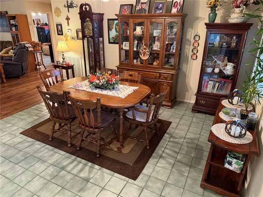 Dining room, Interior, Wood Texture Flooring