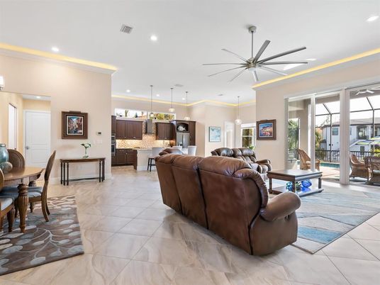 Dining room, Interior, Kitchen, Living room, Pendant Lights, Recessed Lighting