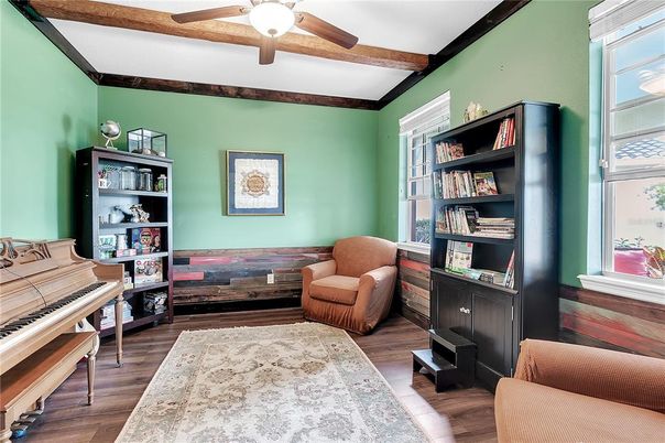 Interior, Piano, Wooden Beams, Wood Texture Flooring