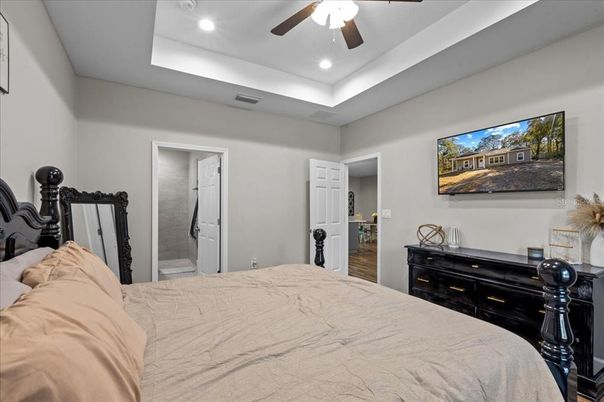 Bedroom, Interior, Recessed Lighting