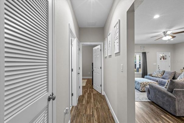 Interior, Recessed Lighting, Wood Texture Flooring