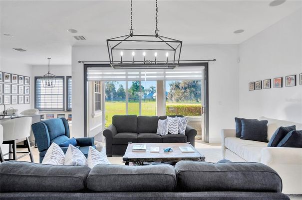 Dining room, Interior, Living room, Pendant Lights, Recessed Lighting
