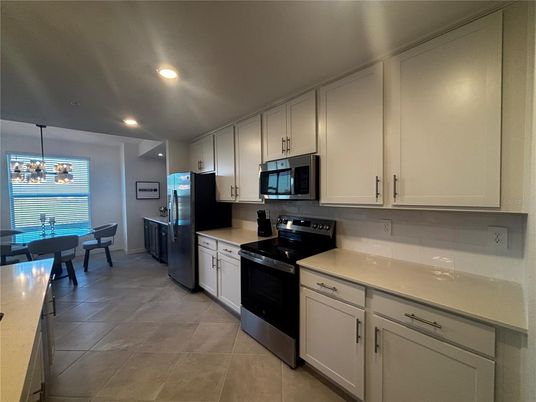 Dining room, Interior, Kitchen, Pendant Lights, Recessed Lighting