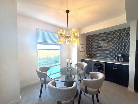 Dining room, Interior, Pendant Lights