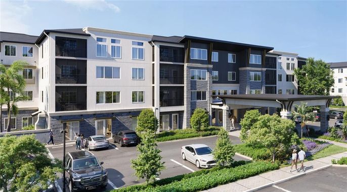 Exterior, Facade, Condo Building