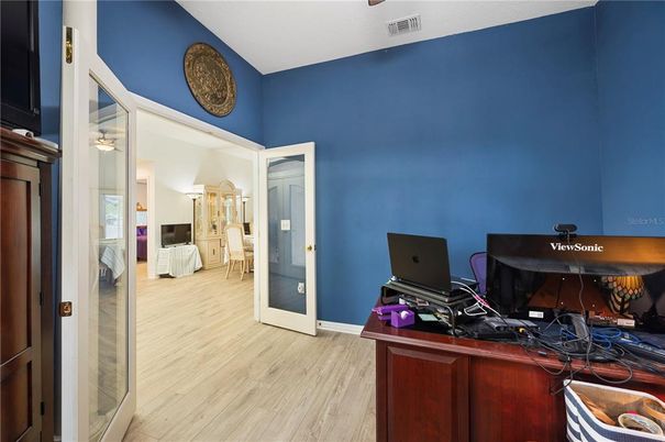 Home Office, Interior, Wood Texture Flooring