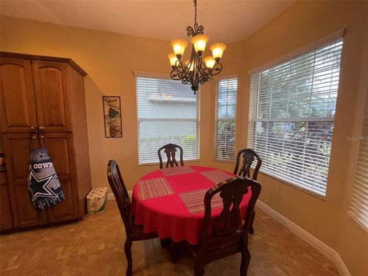 Chandelier, Dining room, Interior
