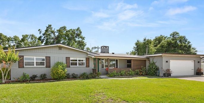 Attached, Backyard, Exterior, Facade, Ranch