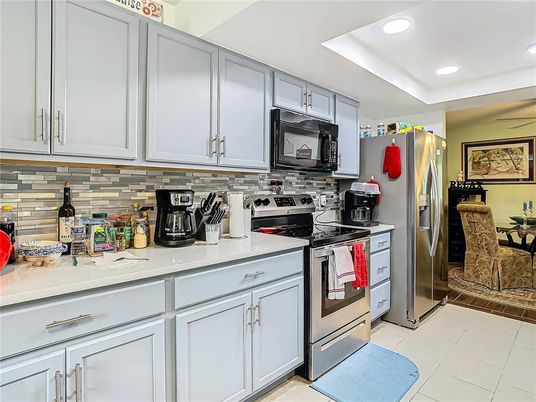 Interior, Kitchen, Recessed Lighting, Stainless Steel Appliances