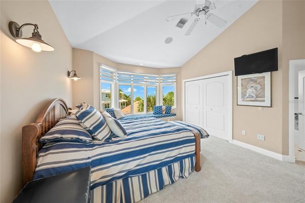 Bedroom, Interior, Recessed Lighting