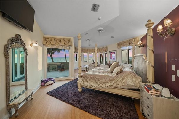 Bedroom, Interior, Water, Wood Texture Flooring