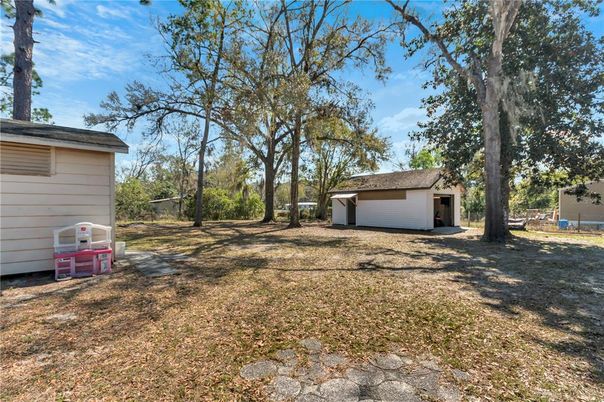 Backyard, Detached Garage, Exterior