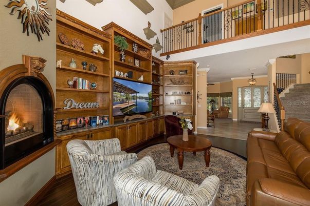 Fireplace, Interior, Living room, Wood Texture Flooring