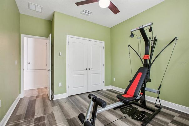 Fitness Equipment, Interior, Wood Texture Flooring