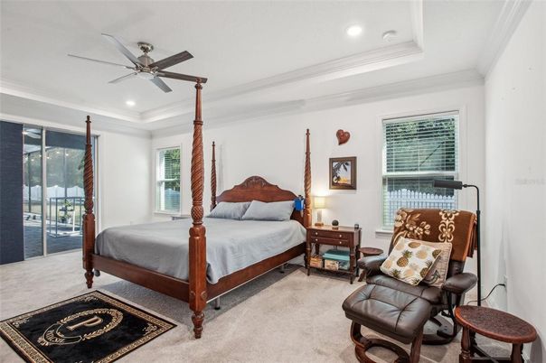 Bedroom, Interior, Recessed Lighting