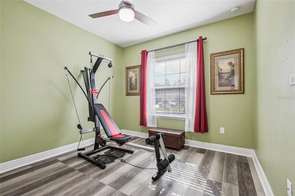 Fitness Equipment, Interior, Wood Texture Flooring