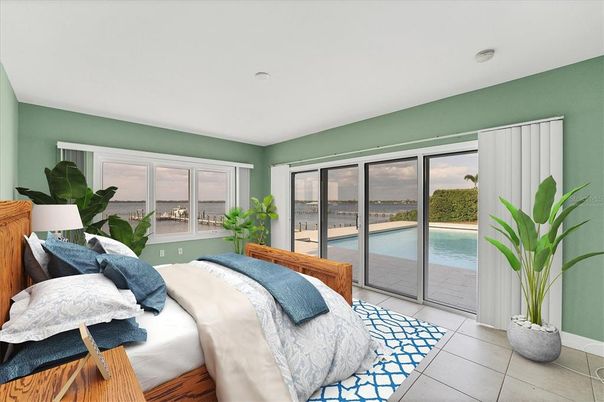 Bedroom, Interior, Water
