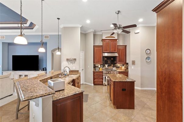 Interior, Kitchen, Pendant Lights, Recessed Lighting