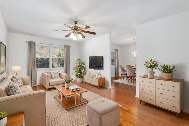 Dining room, Interior, Living room, Pendant Lights, Wood Texture Flooring