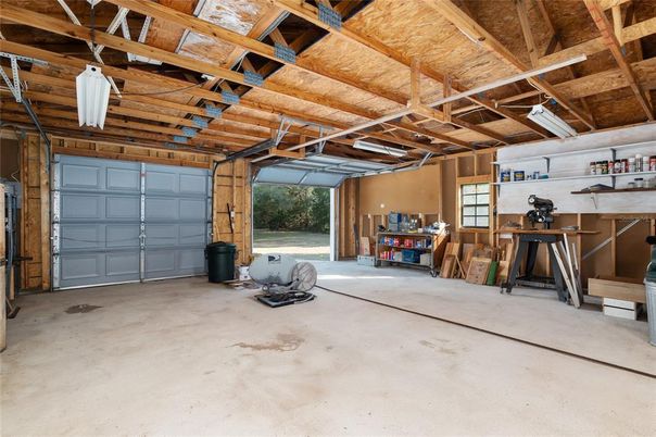 Garage, Interior, Wooden Beams, Wooden Ceilings, Wooden Walls