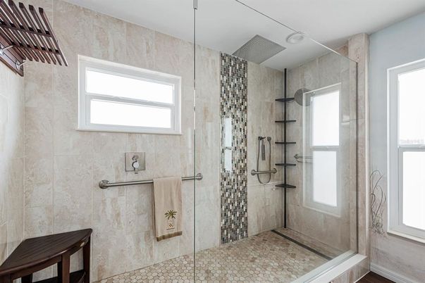 Bathroom, Glass Shower, Interior
