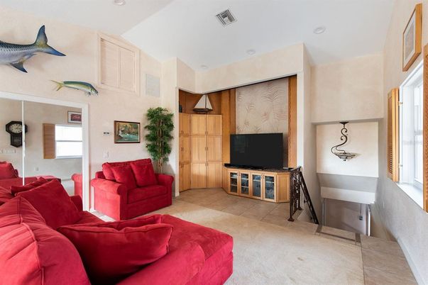 Interior, Living room, Recessed Lighting