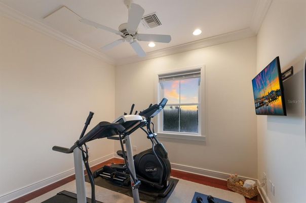 Fitness Equipment, Interior, Recessed Lighting