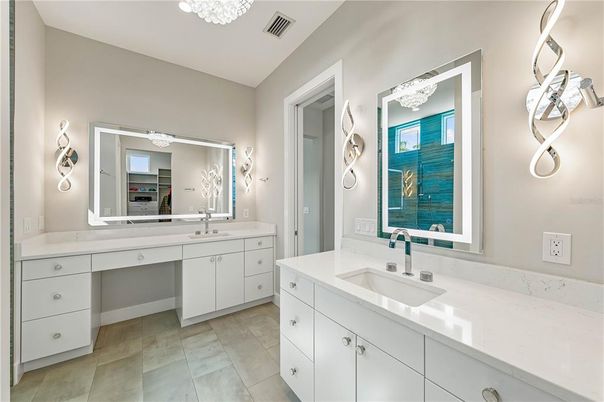 Bathroom, Dual Sink Vanities, Interior