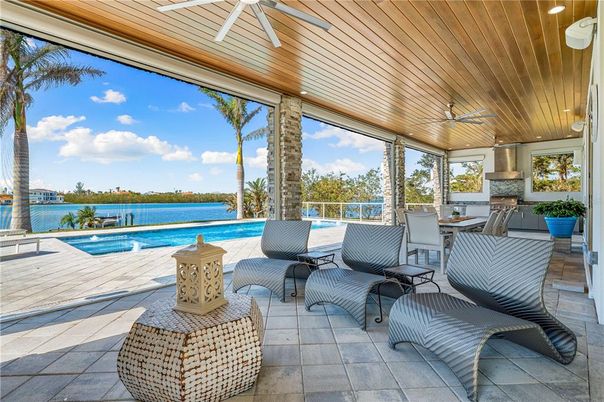 Exterior, Pool, Water, Wooden Ceilings