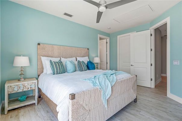 Bedroom, Interior, Wood Texture Flooring