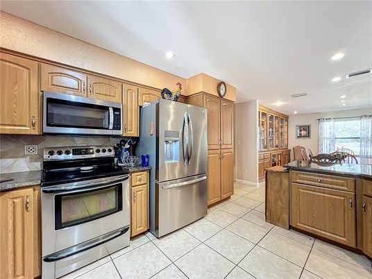 Interior, Kitchen, Recessed Lighting, Stainless Steel Appliances
