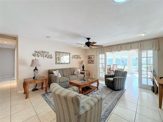 Interior, Living room, Recessed Lighting