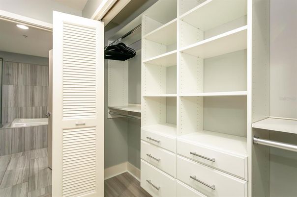 Interior, Recessed Lighting, Walk-in Closets, Wood Texture Flooring