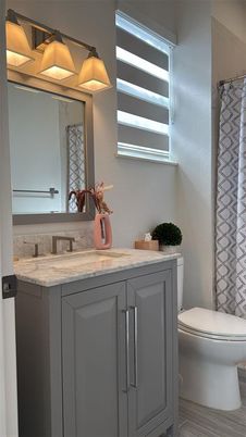 Bathroom, Interior, Wood Texture Flooring
