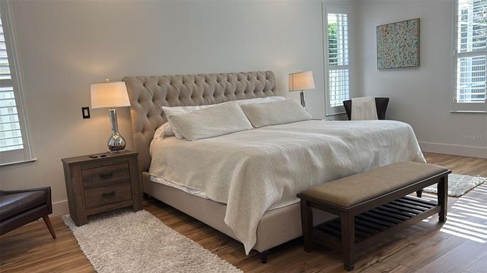 Bedroom, Interior, Wood Texture Flooring