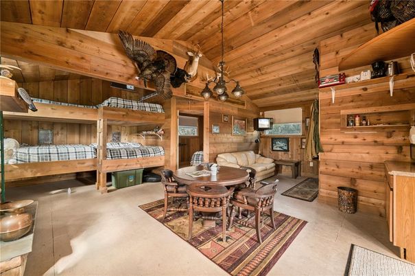 Bedroom, Dining room, Interior, Wooden Beams, Wooden Ceilings, Wooden Walls