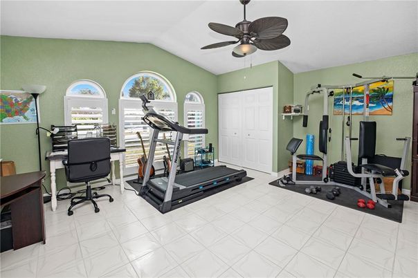 Fitness Equipment, Gym, Home Office, Interior