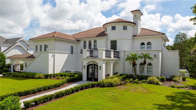 Backyard, Exterior, Facade, Mediterranean