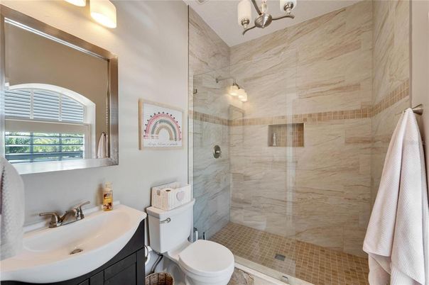 Bathroom, Glass Shower, Interior