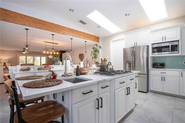 Dining room, Interior, Kitchen, Pendant Lights, Recessed Lighting