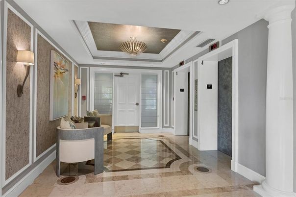 Elevator, Interior, Recessed Lighting