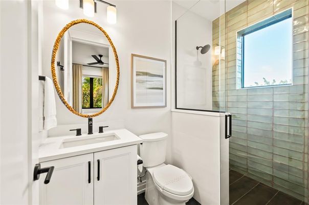 Bathroom, Glass Shower, Interior