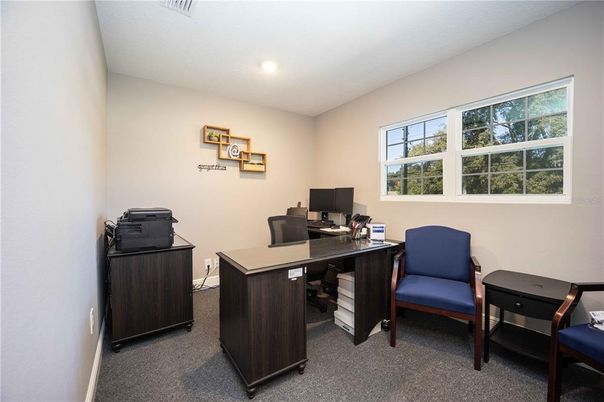 Home Office, Interior, Recessed Lighting