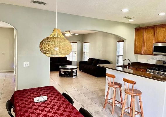Interior, Kitchen, Living room, Recessed Lighting