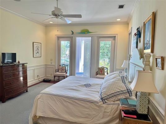 Bedroom, Interior, Recessed Lighting
