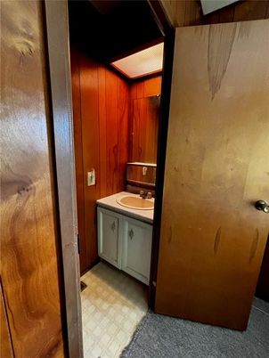 Bathroom, Interior, Wooden Walls